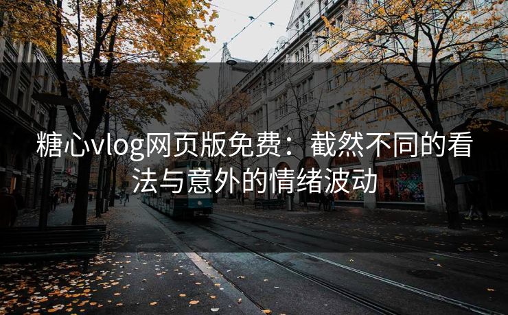 糖心vlog网页版免费:截然不同的看法与意外的情绪波动